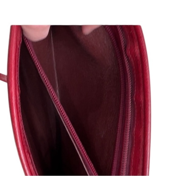 Christian Dior Vintage Shoulder Bag Red Leather purse as is - Picture 13 of 13